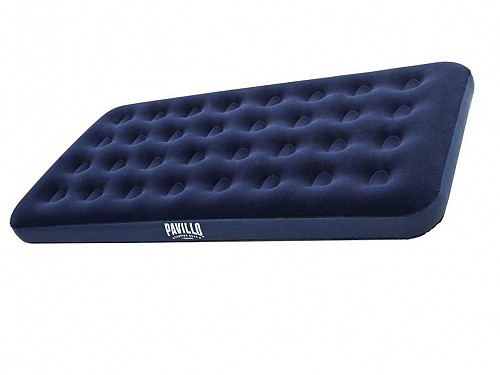 Bestway Φουσκωτό Μονό Στρώμα ύπνου με βελούδινη επένδυση σε μπλε χρώμα, 188x99x22 cm, 67001