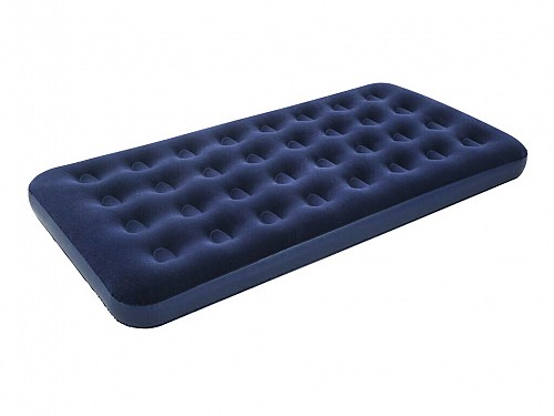 Bestway Φουσκωτό Μονό Στρώμα ύπνου με βελούδινη επένδυση σε μπλε χρώμα, 188x99x22 cm, 67001