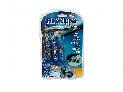 Κιτ Άμεσης Επιδιόρθωσης Φερμουάρ χωρίς εργαλεία με 3 διαφορετικά μεγέθη, Fix A zipper
