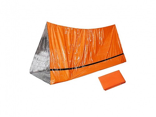 Αναδιπλούμενη σκηνή διάσωσης έκτακτης ανάγκης σε Πορτοκαλί χρώμα, 18x13x4 cm