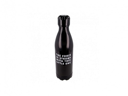 Star Wars Bottle The Mandalorian The Child 660ml, black plastic, 7x7x10 cm