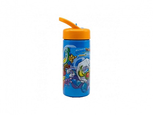 Playground SuperThings Kazoom Pacifier 410ml, plastic with straw, colorful, 7.4x6.4x17.8 cm