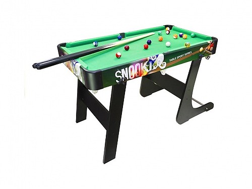 Folding Full Set Pool Table made of MDF 92x60x50 cm, Pool table