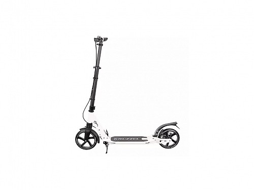 Folding Scooter in white color, with aluminum base, 97x37x105 cm