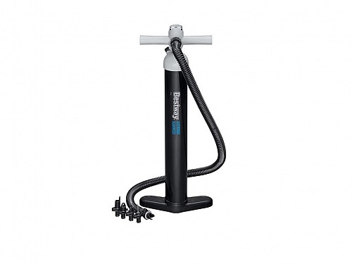 Bestway High pressure hand pump with pressure gauge and 5 different nozzles, AIR Hammer, 62227